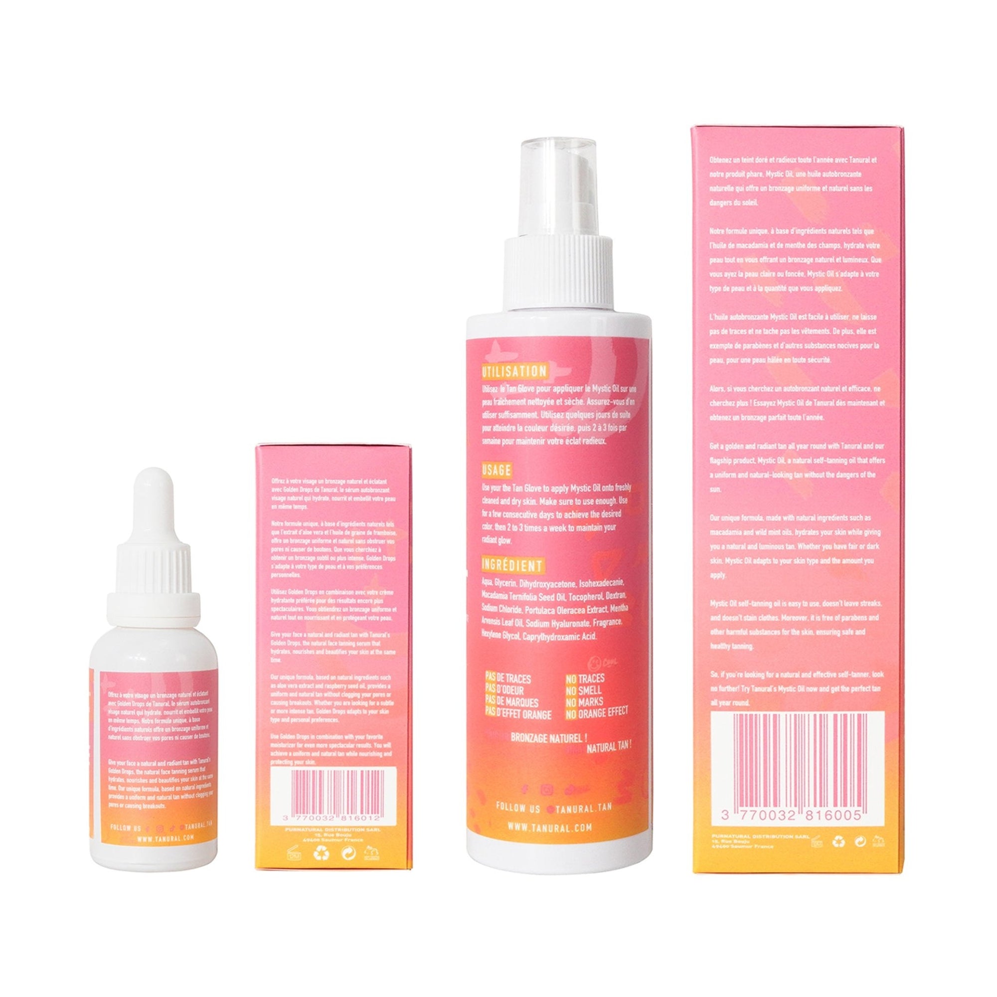 Autobronzant naturel | PACK GOLDEN OIL - TANURAL