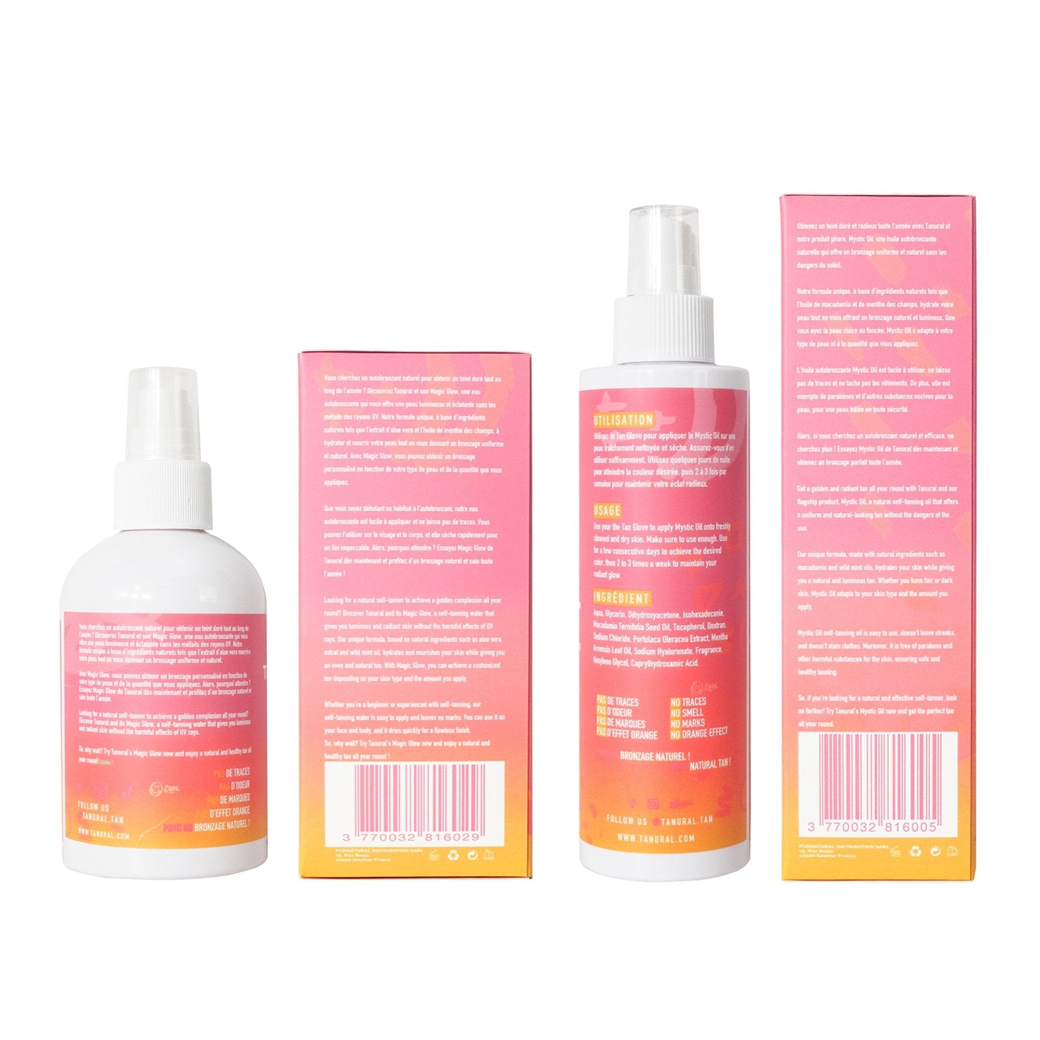 Autobronzant naturel | PACK MYSTIC GLOW - TANURAL